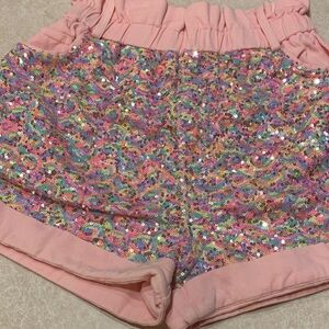 Colorful Sequin Shorts